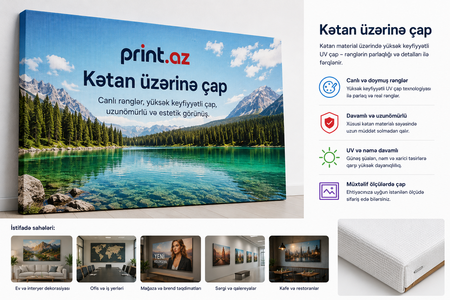 Kətan üzərinə çap